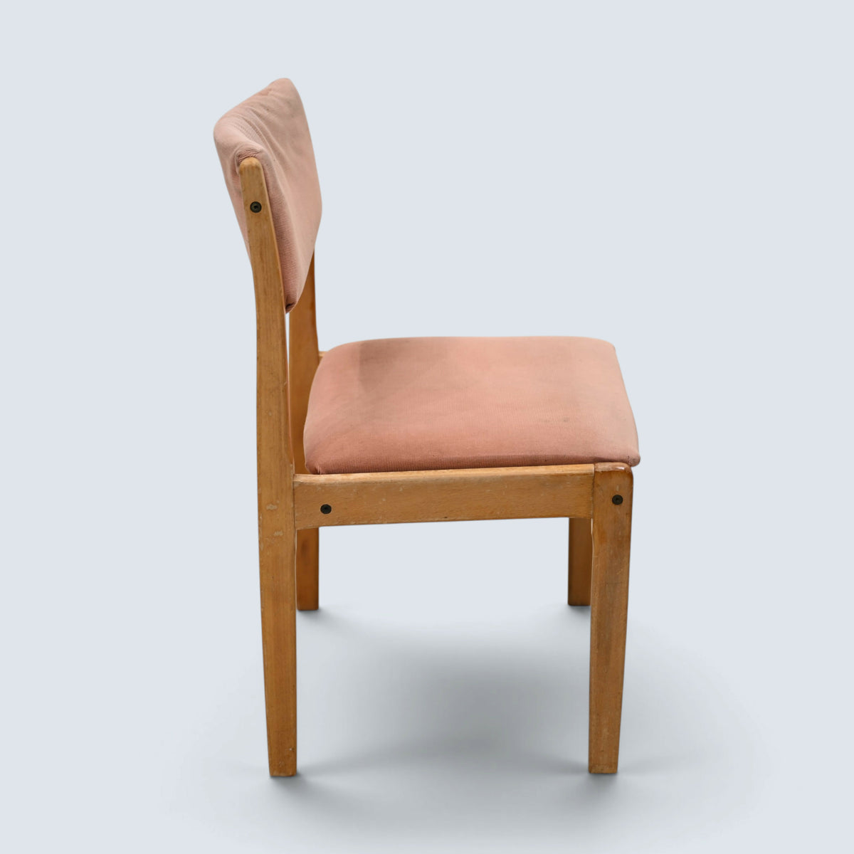 4 G Plan Style Dining Pink Upholstered Retro Velour Chairs FREE UK Delivery*