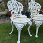 Victorian Crown Cast Iron Patio Set