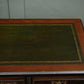 Victorian Mahogany Writing Desk - Kneehole Desk with Green Leather