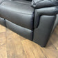 Albion Static Faux Leather Three Seater Sofa