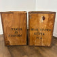 Pair of Vintage Kenyan Tea Export Crates / Wooden Boxes