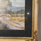Large Framed Don Vaughan Country Harvest Scene Print