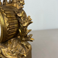 Mantel Clock Antique French Japy Frères Gilt Bronze Figure Clock LOT 3602