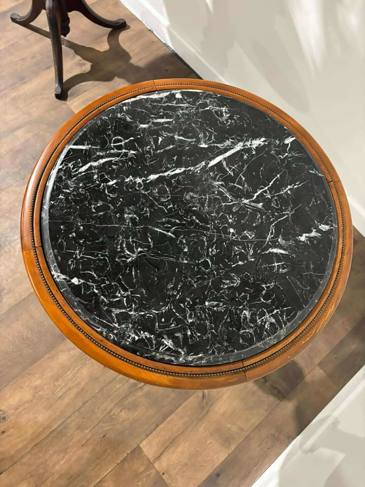 Reproduction Baroque Style Centre Table With Marble top