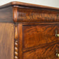 Chest of Drawers Antique French Burr Walnut 4 Drawers Carved Cabinet LOT 6267
