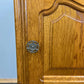 Pair of Bedside Tables Vintage French Louis Oak Nightstands Cabinets LOT 3517