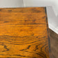 Vintage Oak Side Table With Barley Twist Legs