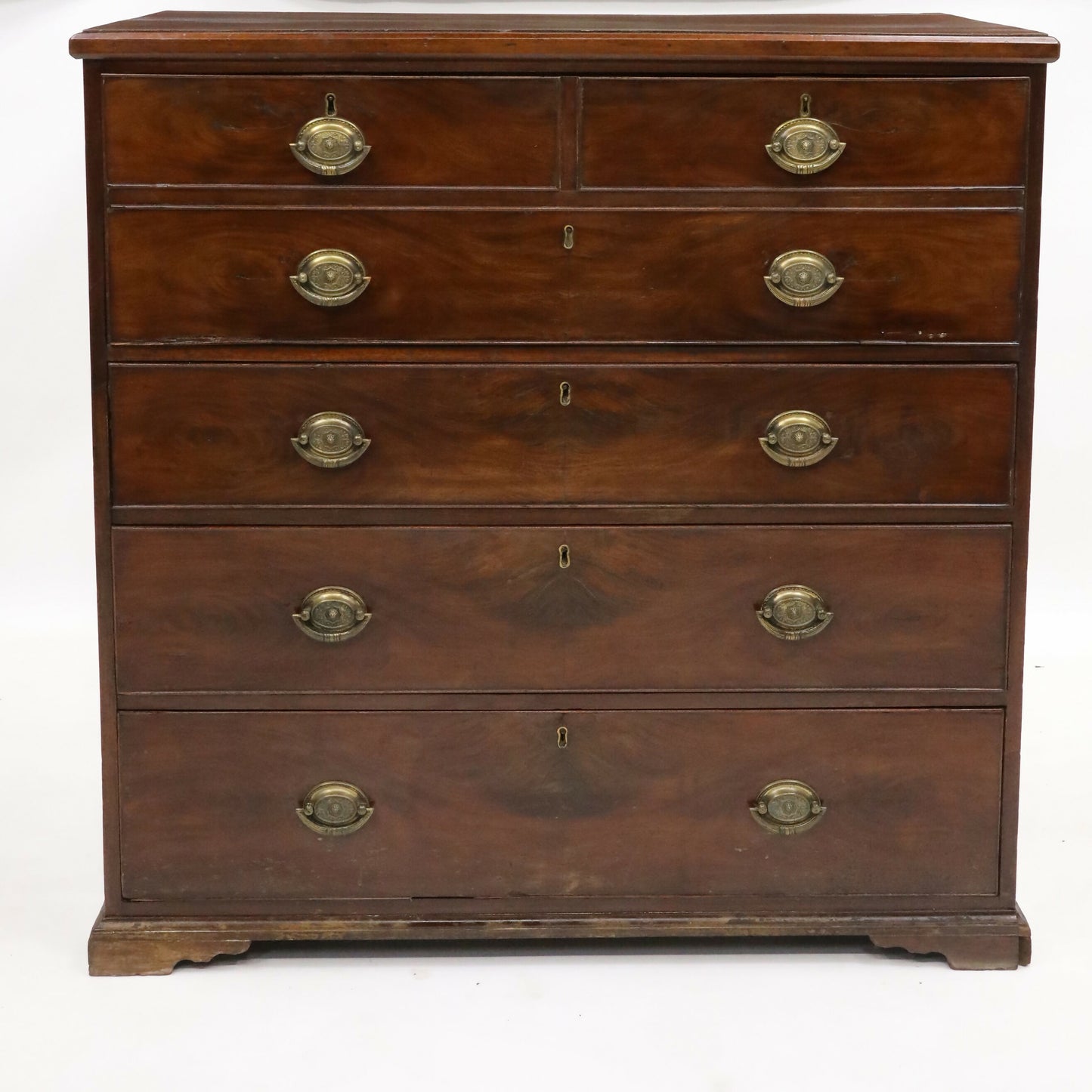 Georgian Mahogany Secretaire Chest of Drawers Fitted Interior FREE UK Delivery. SBR8133/2306C