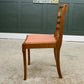 6 Oak Ladder Back Dining Chairs by Strongbow - Mid Century