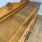 Sideboard Vintage French Louis Style Oak 4 Door Cupboard Carved Cabinet LOT 6362