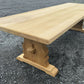 Huge 3 x 1 Meter French Oak Farmhouse Dining Table