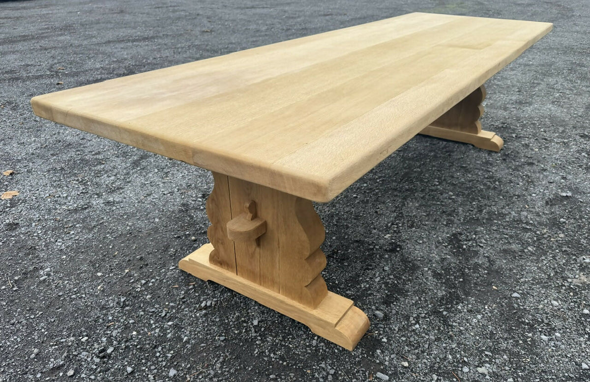 Huge 3 x 1 Meter French Oak Farmhouse Dining Table