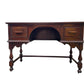 Antique Mahogany 19th C stretcher table desk