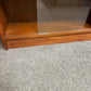 Herbert E Gibbs Autograph Range Mid Century Glazed Bookcase Sliding Doors 1960s