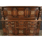 19th Century Walnut & Mother Of Pearl Inlaid Gothic Dresser