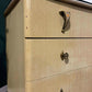 Vintage Chest of Four Drawers with Glass Top circa 1950.as