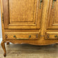Cabinet Vintage French Louis XIV Style Sideboard Oak Carved Cupboard LOT 6268