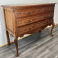 Chest of Drawers Vintage French Louis XVI Carved 3 Drawers Oak Cabinet LOT 24395