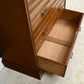 Large Edwardian Tallboy Chest of Drawers - Mahogany or Satinwood - 2 Over 3