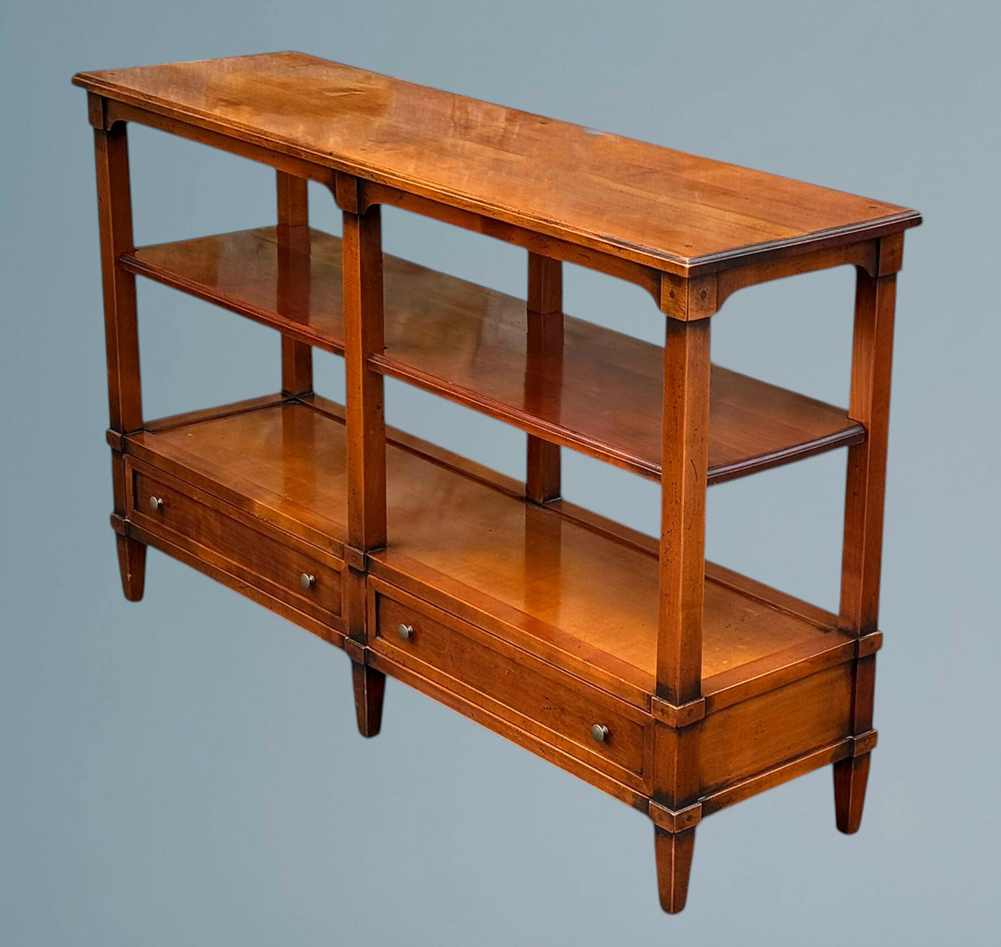 Good Quality French Cherry Bookcase
