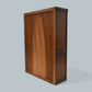 Old Charm Wall Top Unit Bookcase Leaded Glass Display Tudor Brown FREE Delivery*