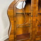 Art Deco Walnut Glazed Display Cabinet