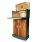 Vintage Art Deco Walnut Cocktail Cabinet