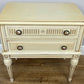 Pair of Bedside Tables Vintage French Shabby Chic Nightstands Cabinets LOT 6228