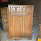 Double Door Oak Carved Wardrobe