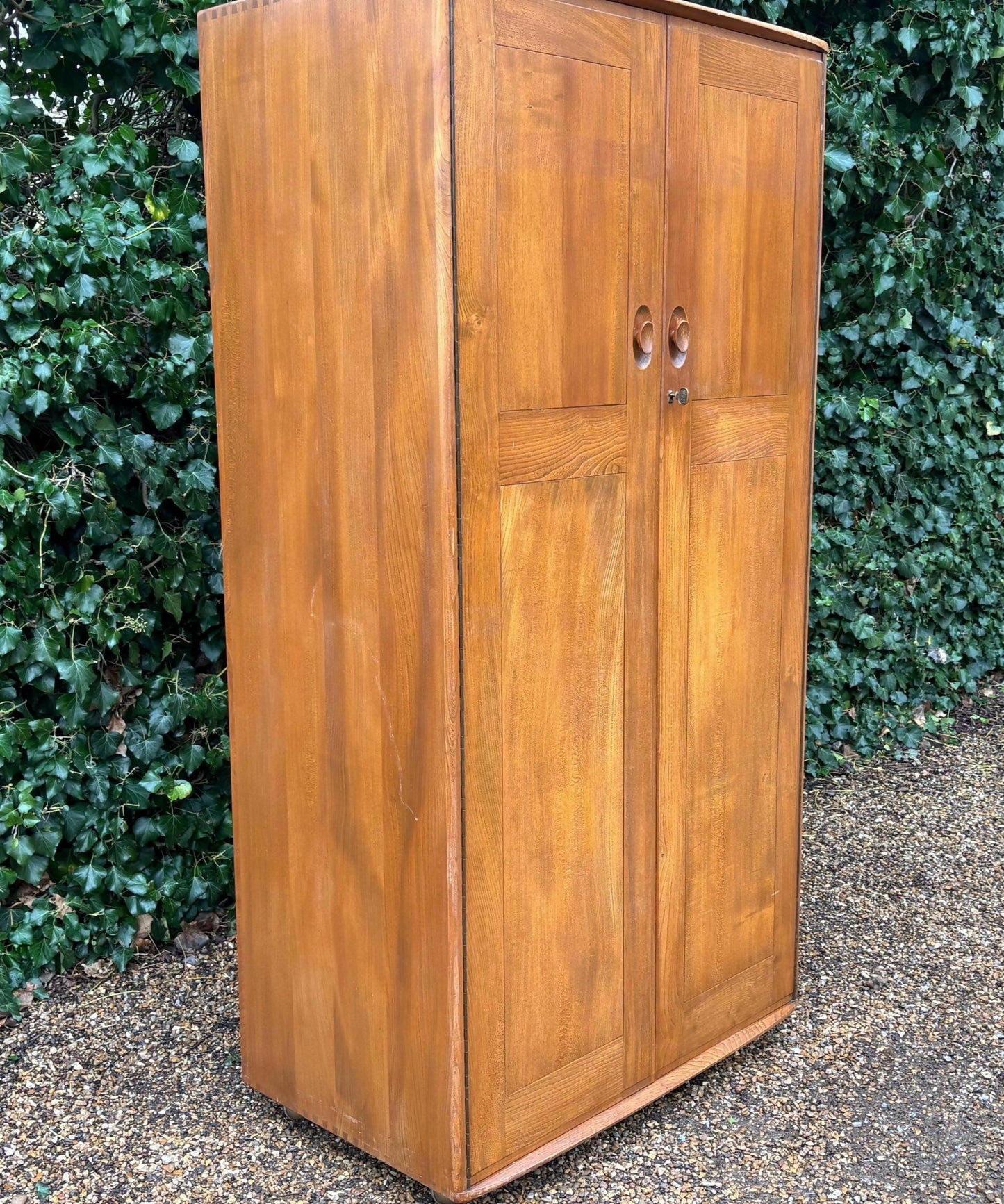 Vintage Mid Century Ercol 480 Two Door Wardrobe