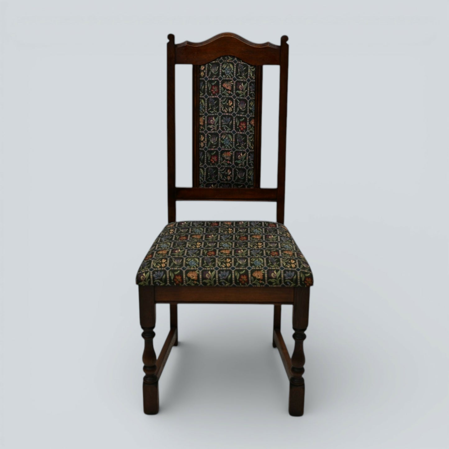 6 Old Charm Dining Chairs Oak Frame Tudor Brown Widford Green FREE UK Delivery