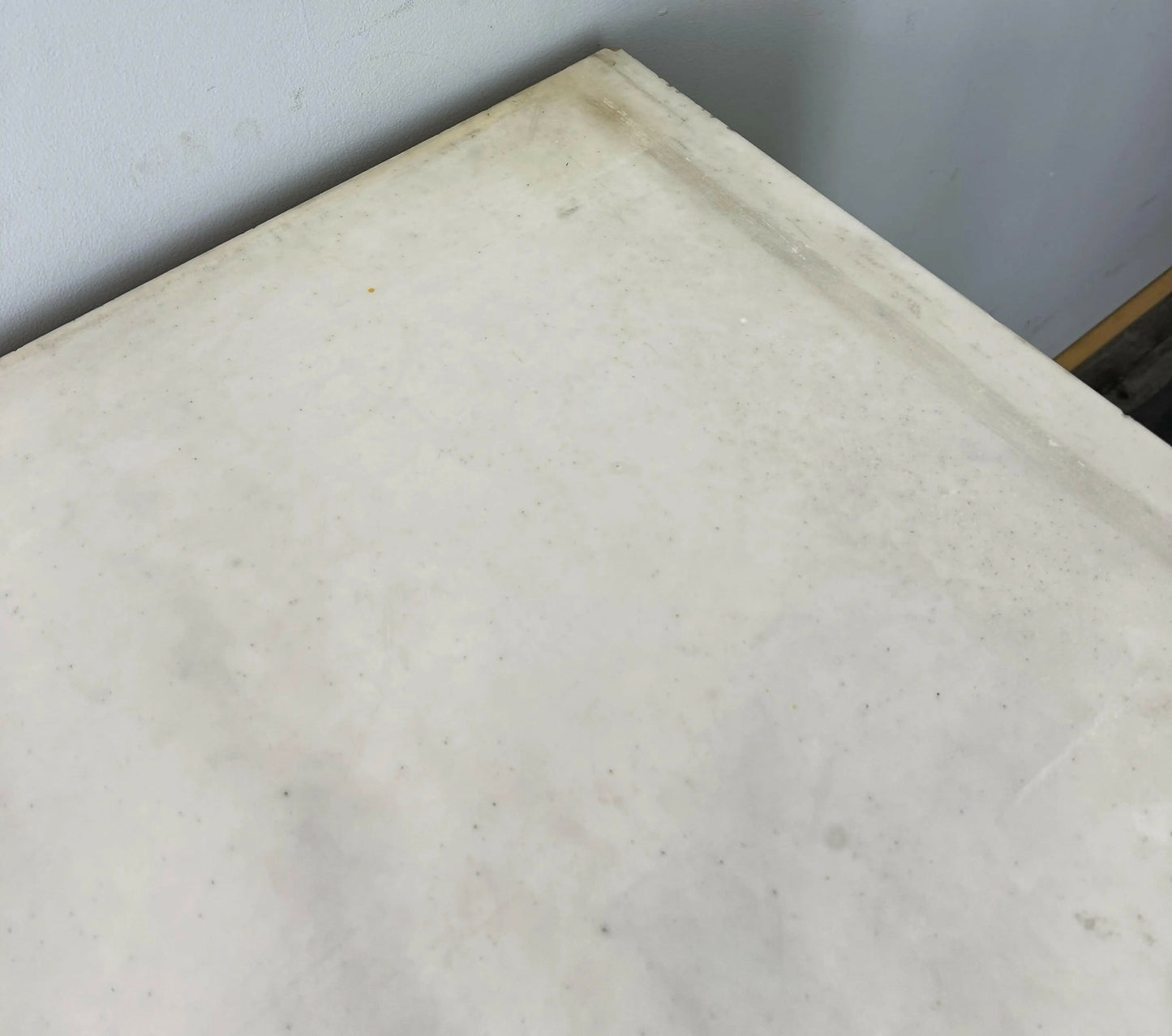 Chest of Drawers Antique French Style Marble Top Oak Carved Cabinet LOT 4808