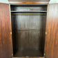 Edwardian Walnut Double Wardrobe