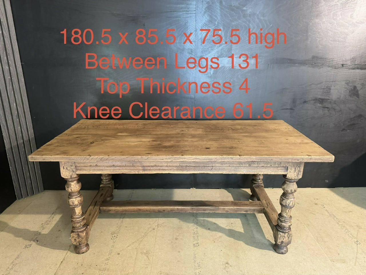 Characterful Oak Farmhouse Dining Table
