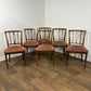 Set of Six Reproduction Mahogany Dining Chairs