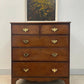 Vintage Georgian oak chest of drawers