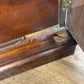 Victorian Mahogany Pedestal Sideboard with Carved Gallery Back