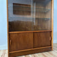 Vintage Mid Century Teak Display Cabinet Glass Fronted Bookcase Herbert Gibbs