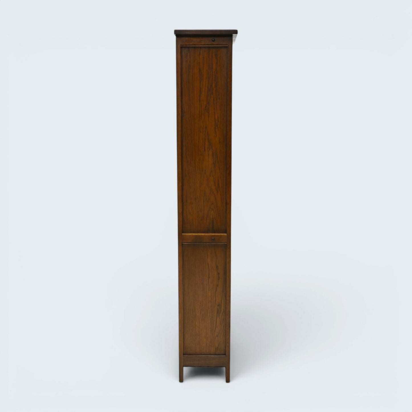 Old Charm Narrow Bookcase Finish 4 Shelves Light Oak Carvings FREE UK Delivery*