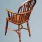 Yew Wood Windsor Armchair 19th Century Yew