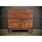 Large Walnut Serpentine Shaped Vintage Chest of Drawers