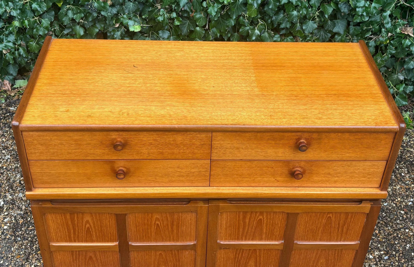 Vintage Nathan Mid Century Teak Sideboard Cabinet