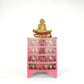 Beautiful pink hand painted chest of drawers