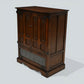 Old Charm TV Video Cabinet Warwick Range Tudor Brown Model 2317 FREE UK Delivery