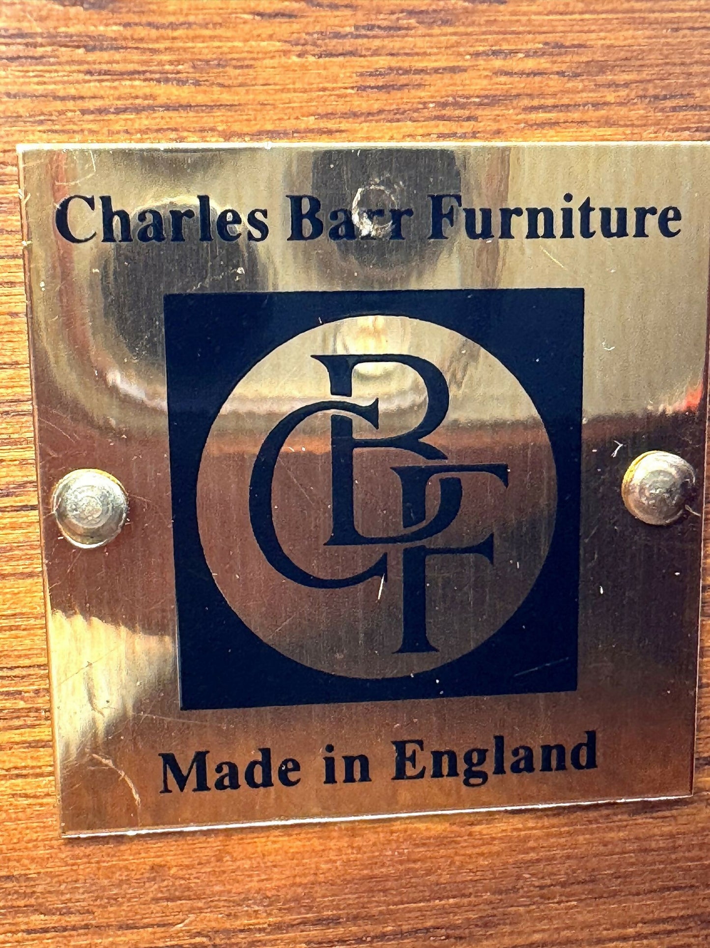 Mahogany and Walnut Display Cabinet - Charles Barr