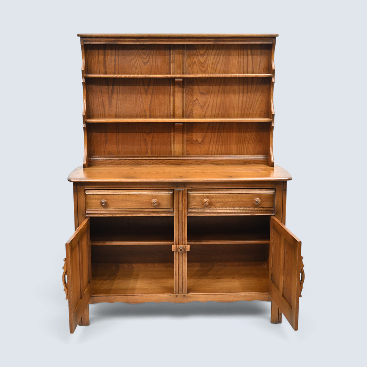 Ercol Old Colonial Dresser Double Cupboard Golden Dawn Finish FREE UK Delivery*