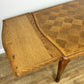 Dining Table Vintage French Style Oak Carved Folding Extendable Table LOT 6355