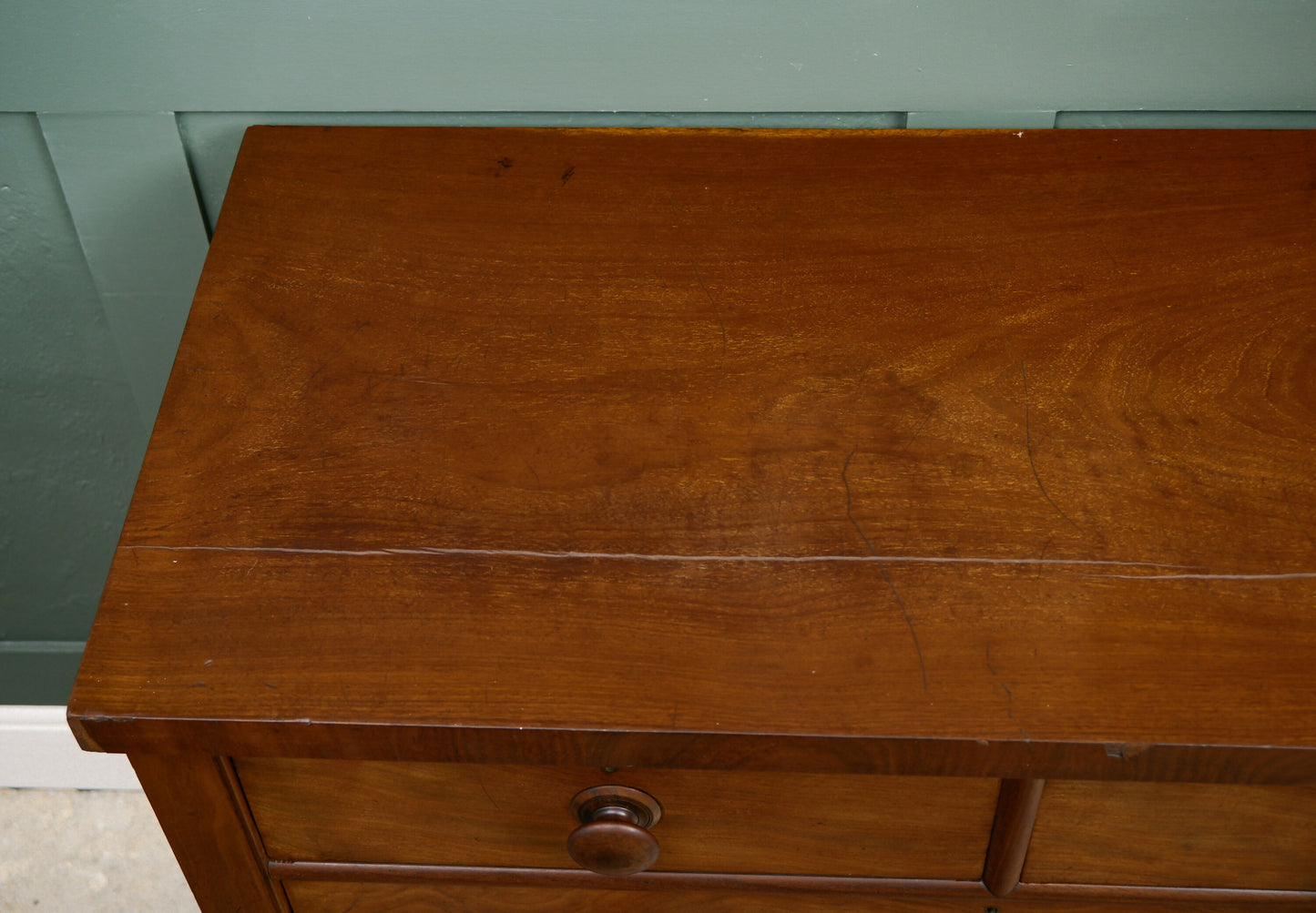 Victorian Mahogany Chest of Drawers - 2 Over 3