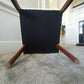 Slipper Chair. Accent Chair, Mid-century, Animal Print Velvet. Restored Rebuilt, Reupholstered. Fantastic Condition. Circa 1950sd