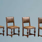 Good Quality Set of Six Carved Oak Dining Chairs
